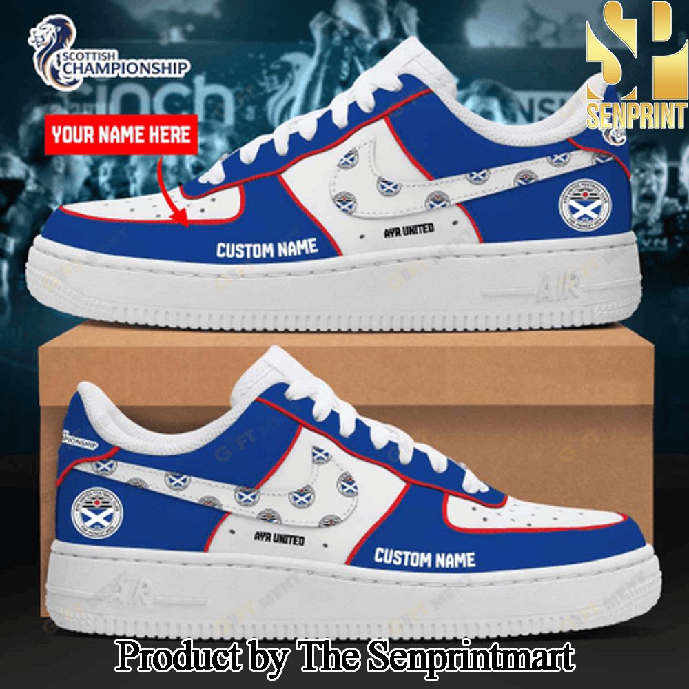 Personalized Ayr United Unisex Air Force Sneakers SEN2304