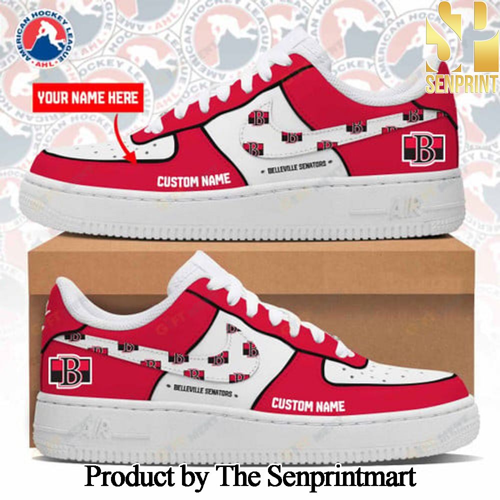 Personalized Belleville Senators Unisex Air Force Sneakers SEN2371