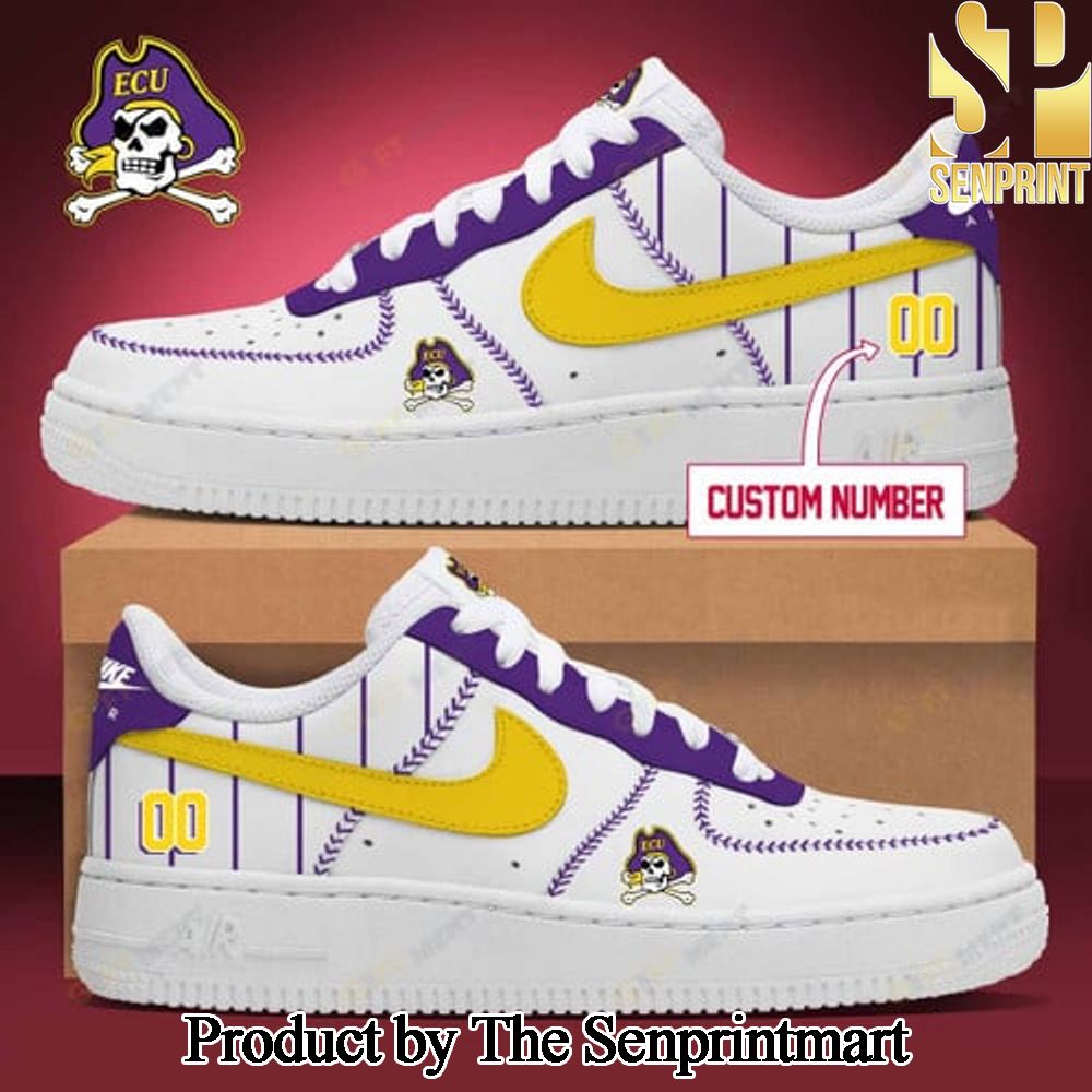 Personalized East Carolina Pirates Unisex Air Force Sneakers SEN2338