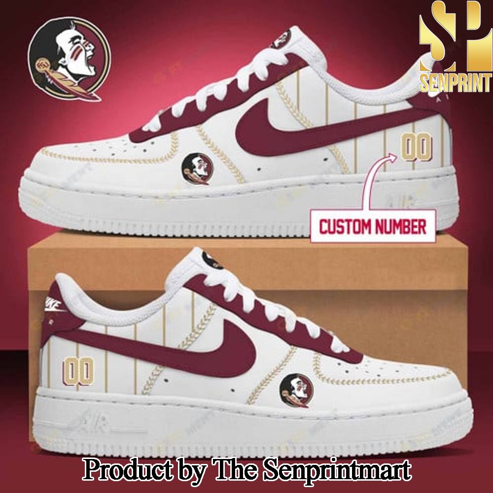 Personalized Florida State Seminoles Unisex Air Force Sneakers SEN2336