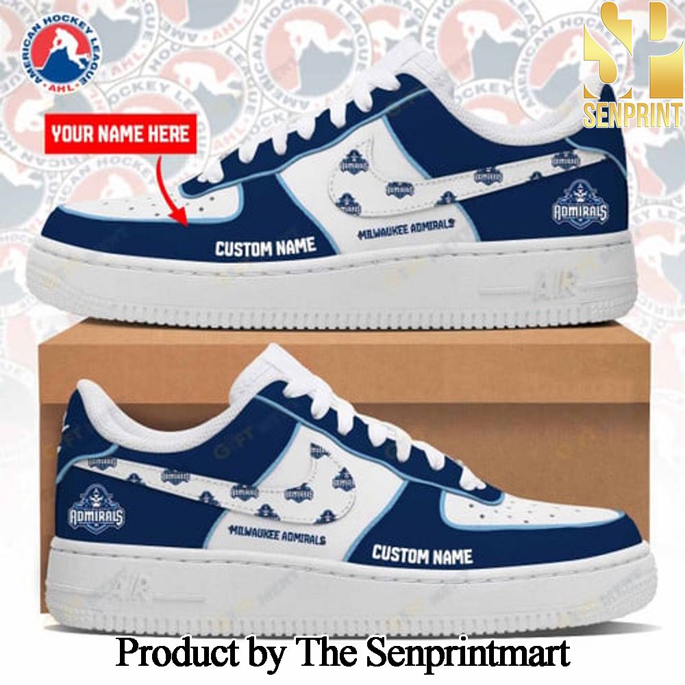 Personalized Milwaukee Admirals Unisex Air Force Sneakers SEN2359