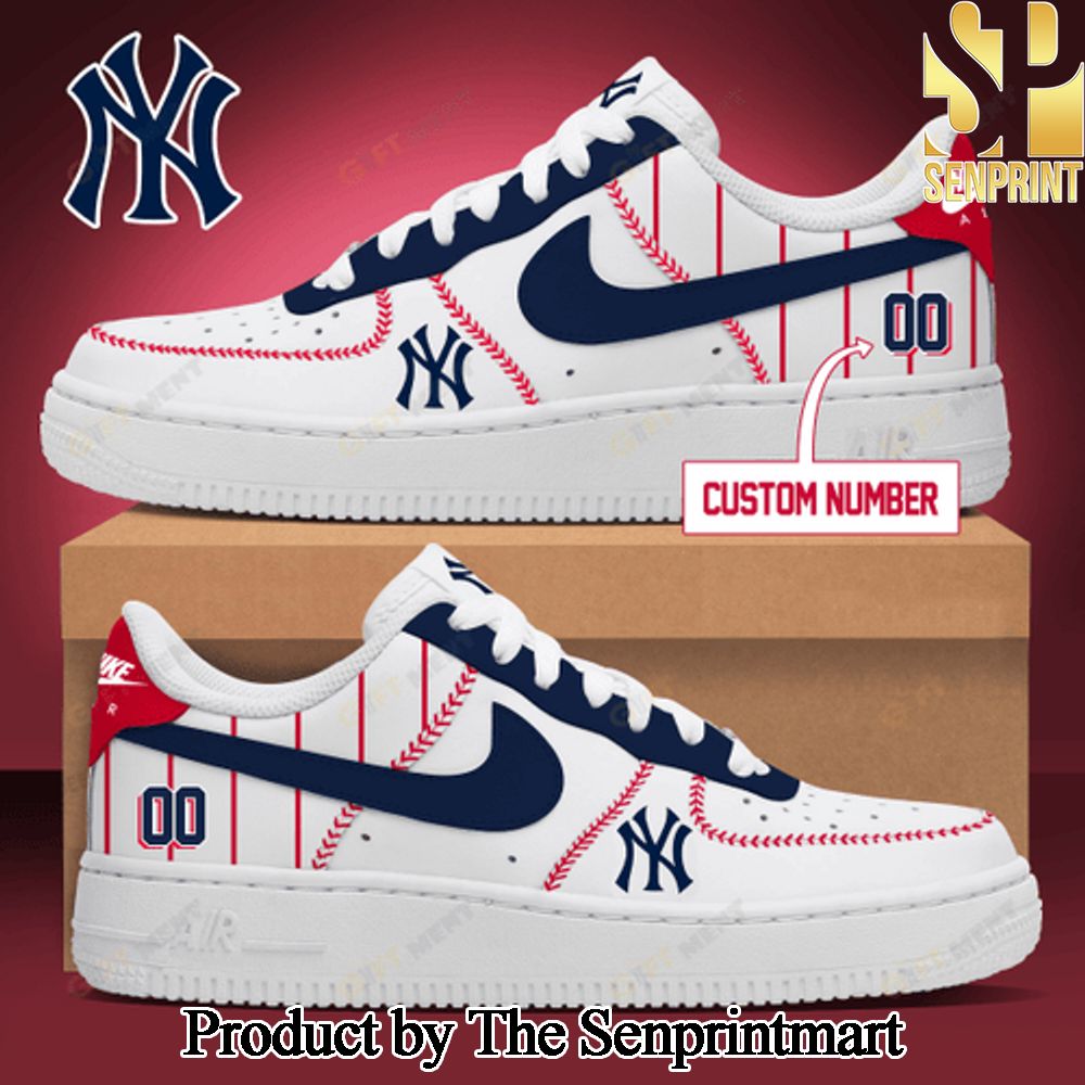 Personalized New York Yankees Unisex Air Force Sneakers SEN2311