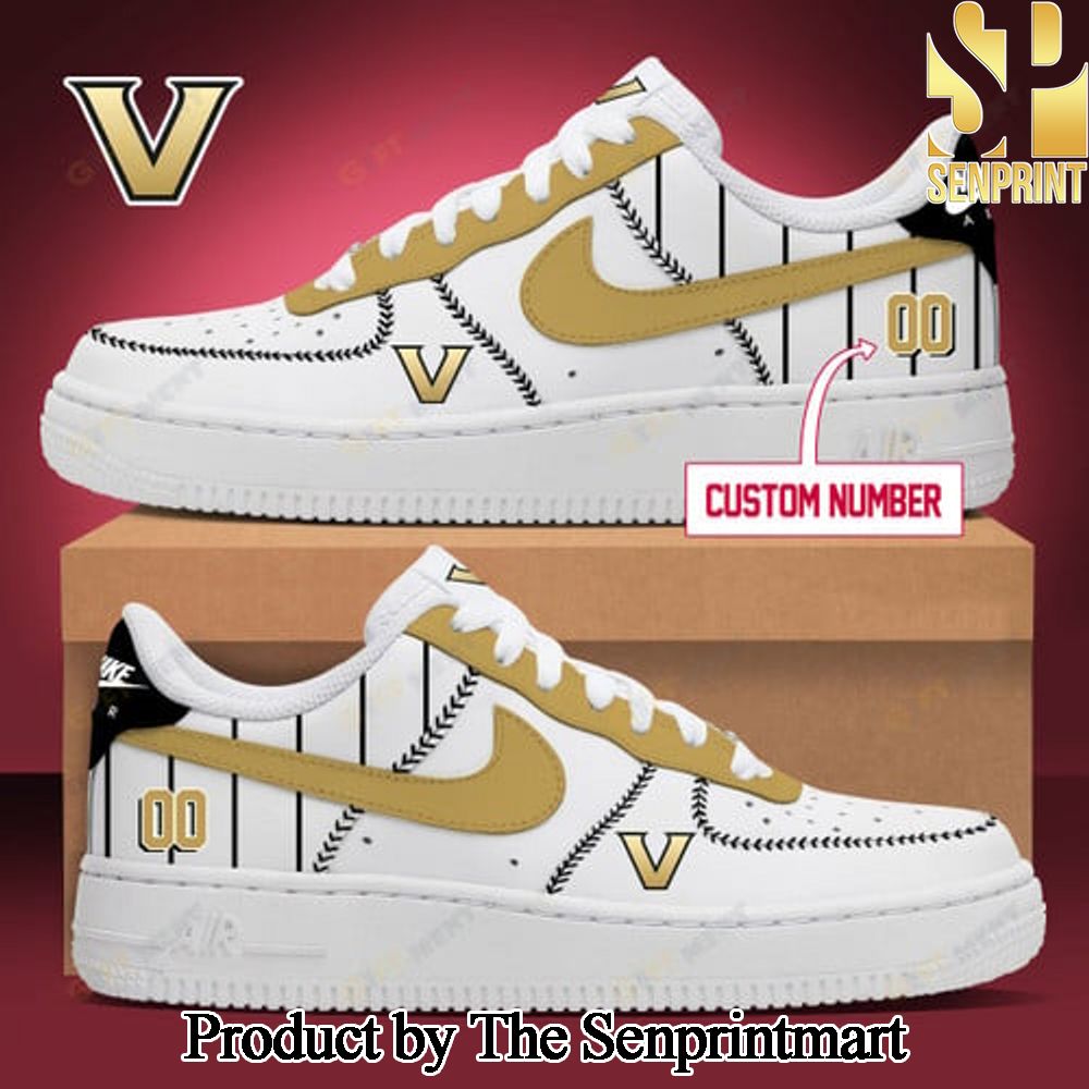 Personalized Vanderbilt Commodores Unisex Air Force Sneakers SEN2319