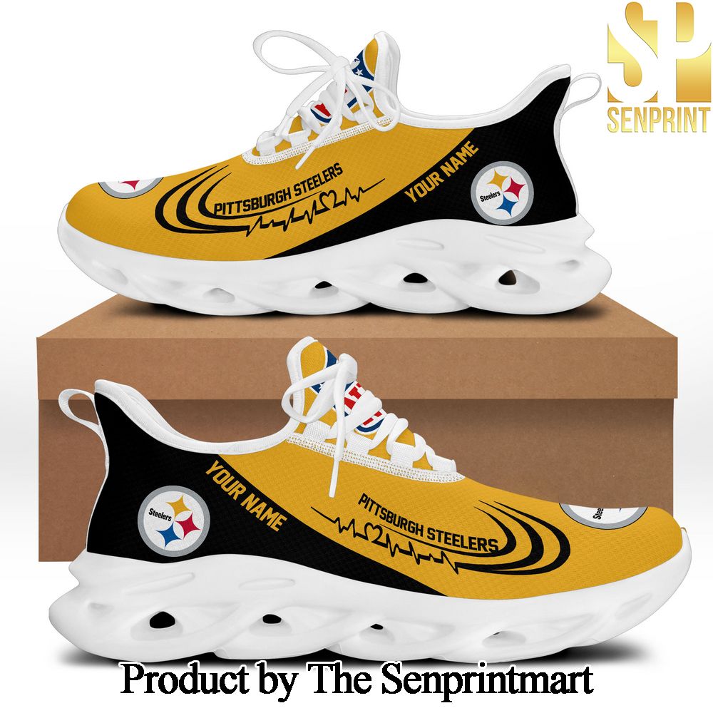 Pittsburgh Steelers NFL Personalized Max Soul Sneakers Shoes Gifts For Fans SEN2553