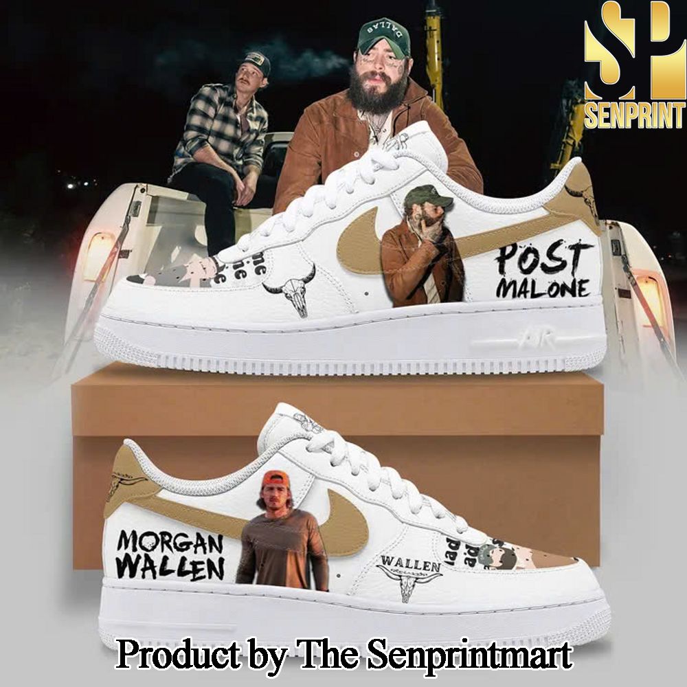 Post Malone AF1 Personalized Sneakers Shoes Gifts For Fans SEN2485