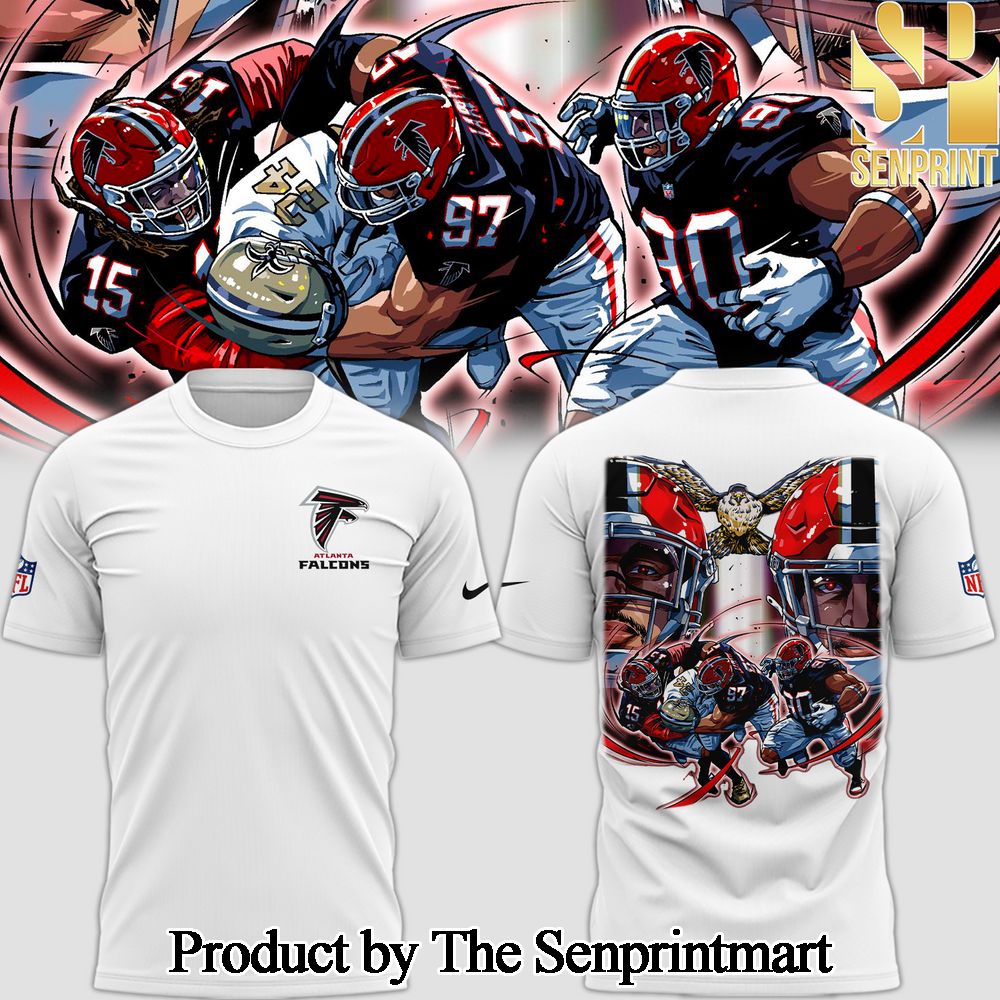 Atlanta Falcons Rise Up New Outfit Full Printed T-Shirt SEN0311