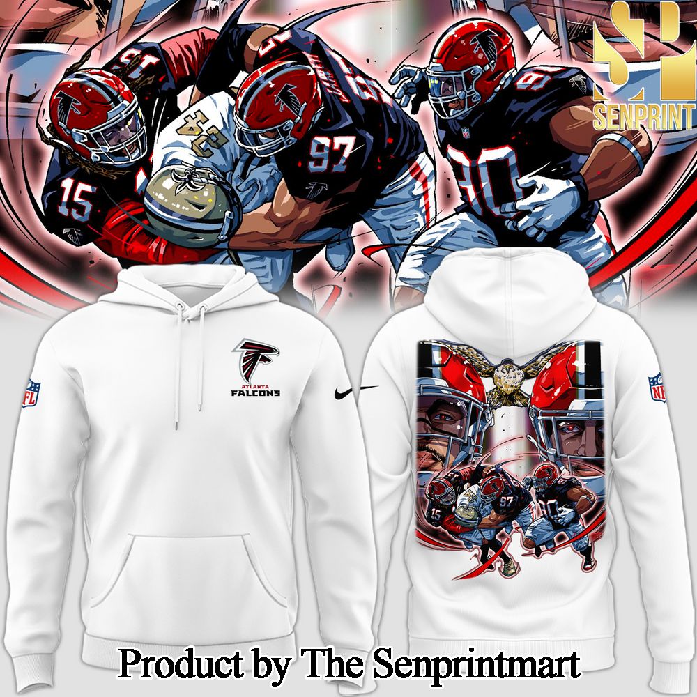 Atlanta Falcons Rise up New Style Full Print Hoodie SEN0310