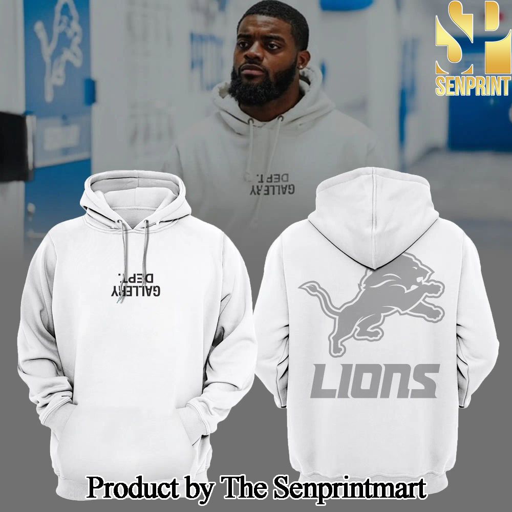 Detroit Lions Amik Robertson New Style Full Print Hoodie SEN0337