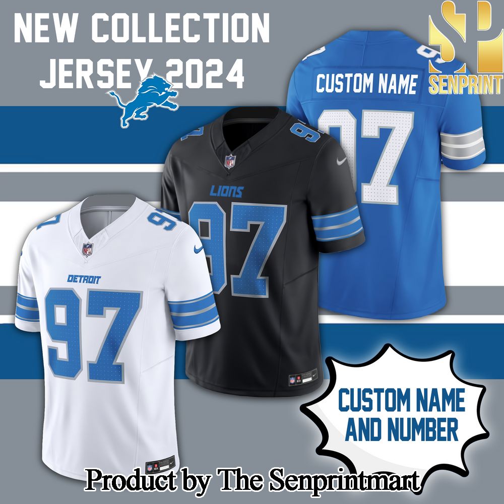 Detroit Lions New Collection Jersey 2024 SEN0345