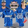 Omaha Storm Chasers INTERNATIONAL LEAGUE CHAMPIONS Jersey SEN0322