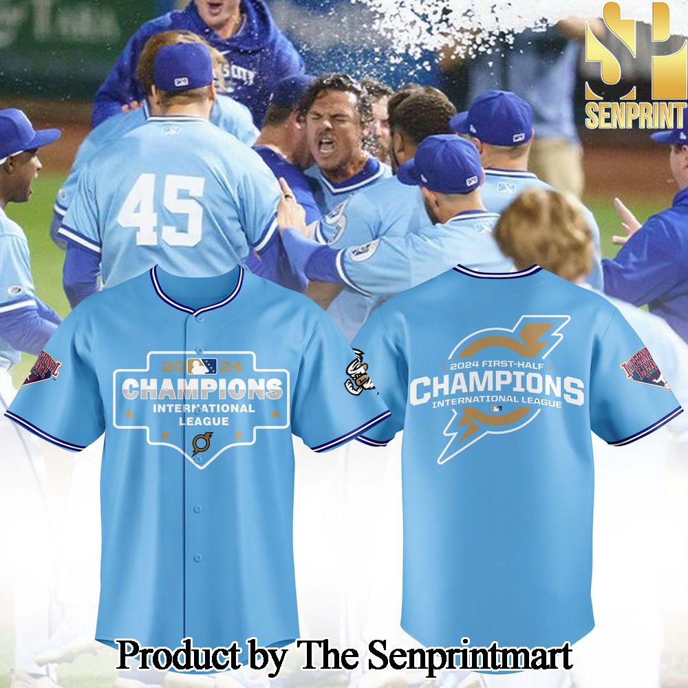 Omaha Storm Chasers International League Championship Jersey SEN0325