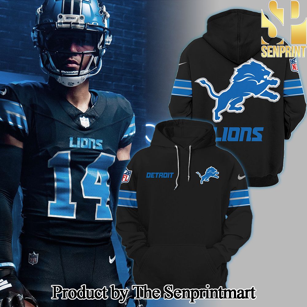 National Football League Detroit Lions 2024 Black Motor City Muscle Limited Hoodie SEN0460