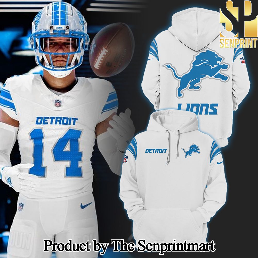 National Football League Detroit Lions 2024 The 313 White Limited Hoodie SEN0441