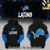 National Football League Detroit Lions Blue Latino Heritage 2024 Sideline Club Pullover Hoodie SEN0437