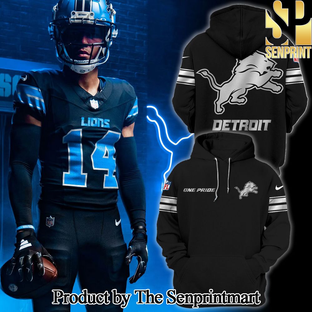 National Football League Detroit Lions Motor City Black Hoodie SEN0462