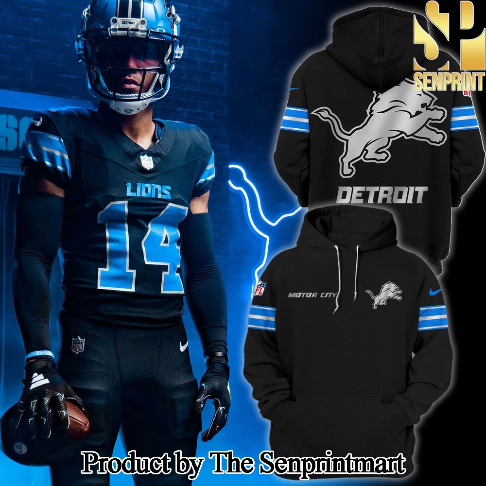 National Football League Detroit Lions Motor City Black Hoodie SEN0463