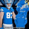 National Football League Detroit Lions Taylor Decker Vintage 90s Blue Tie dye Hoodie SEN0433