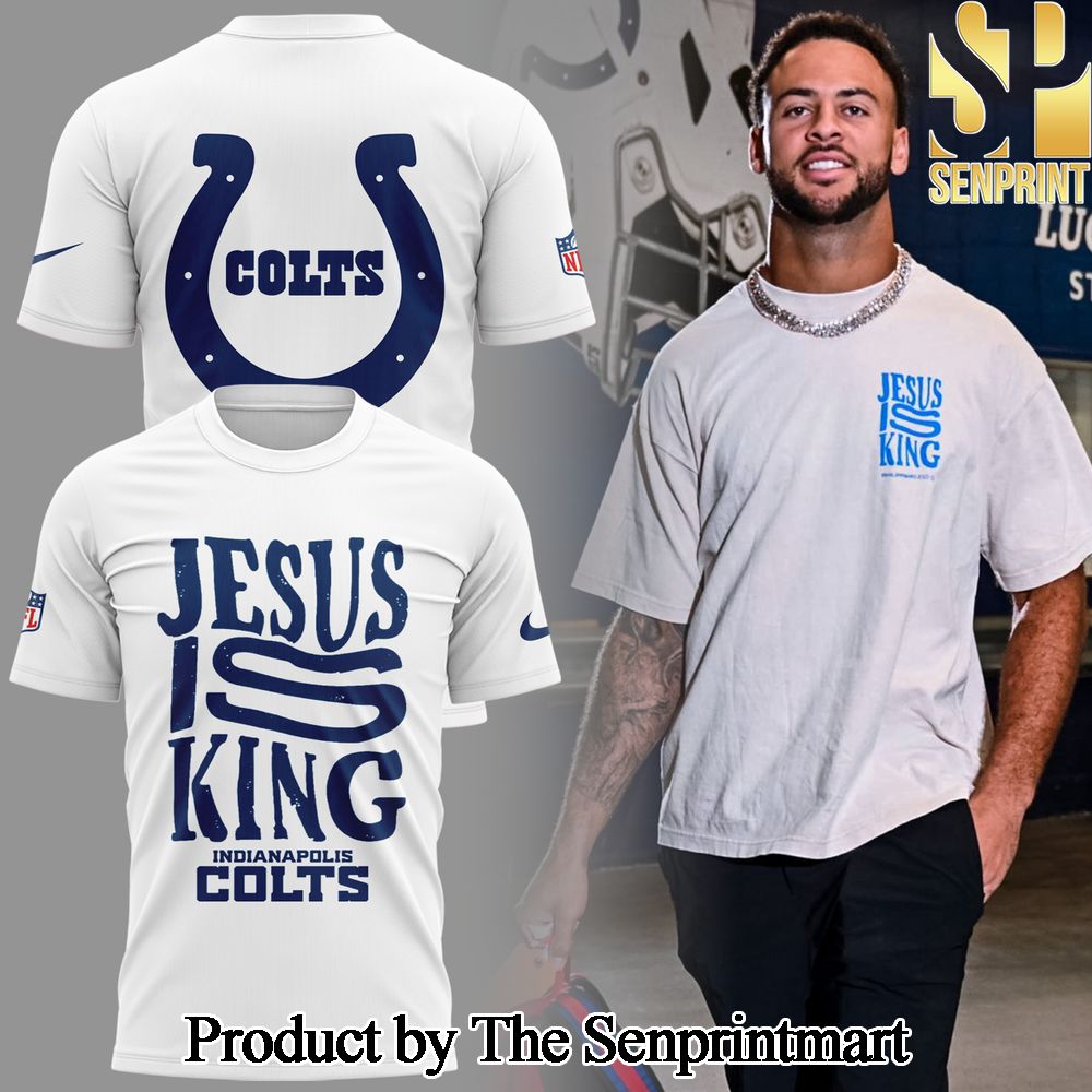 National Football League Indianapolis Colts Jesus Is King Shirt SEN0410