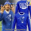 National Football League Indianapolis Colts Throwback White Hoodie SEN0421