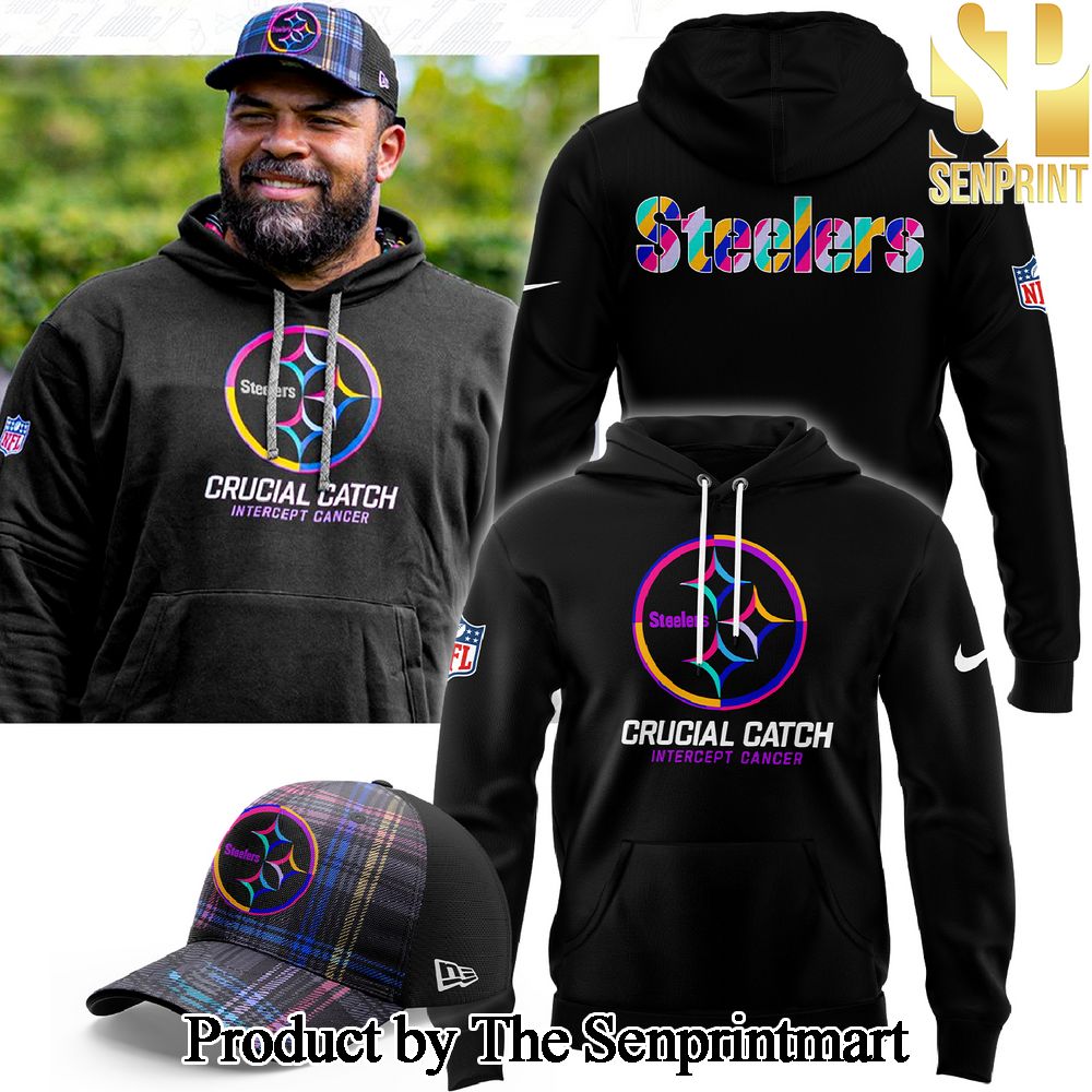 Pittsburgh Steelers Crucial Catch 2024 Gift Ideas All Over Printed Hoodie SEN0532