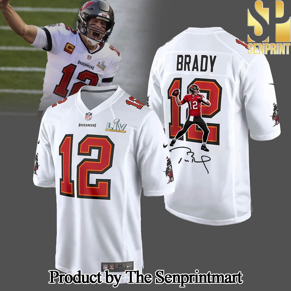 Tampa Bay Buccaneers Tom Brady For Sport Fan Full Printing Jersey SEN0542