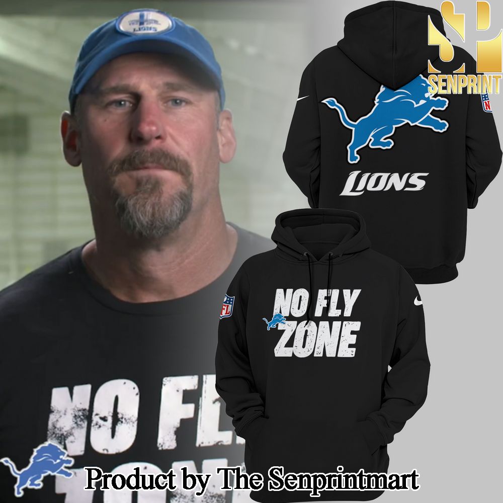 Coach Dan Campbell Detroit Lions L Combo For Fans Full Printing Hoodie Joggers SEN0665