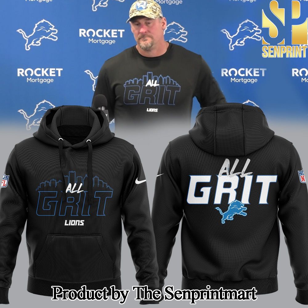 Coach Dan Campbell Detroit Lions L For Fans Full Printing Hoodie SEN0623