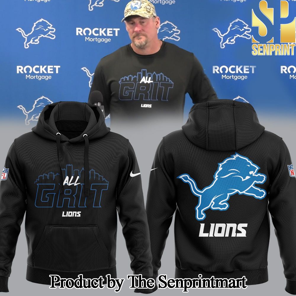 Coach Dan Campbell Detroit Lions L For Fans Full Printing Hoodie SEN0634