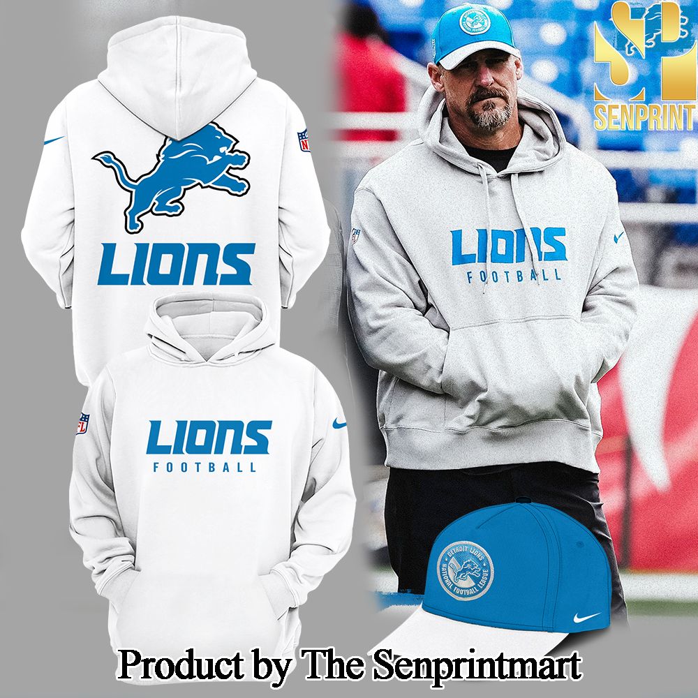 Coach Dan Campbell’s Detroit Lions L For Fans Full Printing Hoodie SEN0660