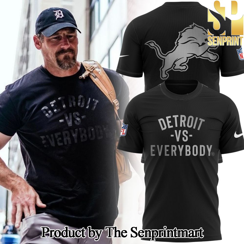 Dan Campbell Detroit Lions L Vs Everybody Full Printed Classic Tshirts SEN0629