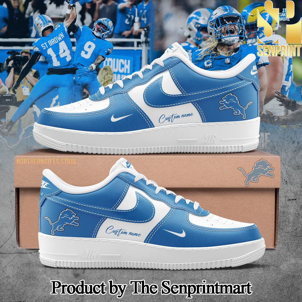 Detroit Lions Custom Name AF1 Sneaker SEN0732