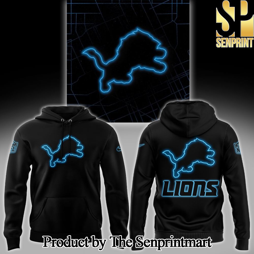 Detroit Lions For Fans Full Printing Hoodie SEN0615