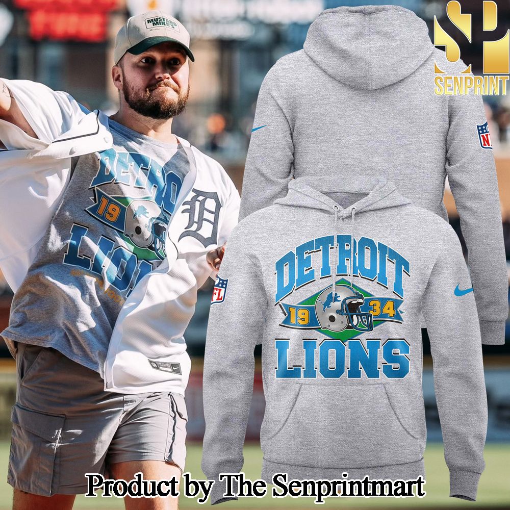 Detroit Lions For Sport Fan Full Printing Shirt SEN0616