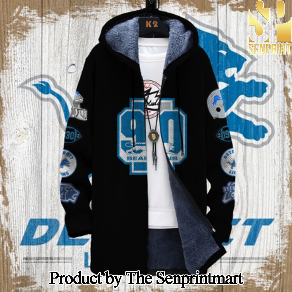 Detroit Lions L 90th Season Fleece Wind Jacket SEN0700