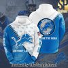 Detroit Lions L Football team For Fans Full Printing Hoodie White SEN0672