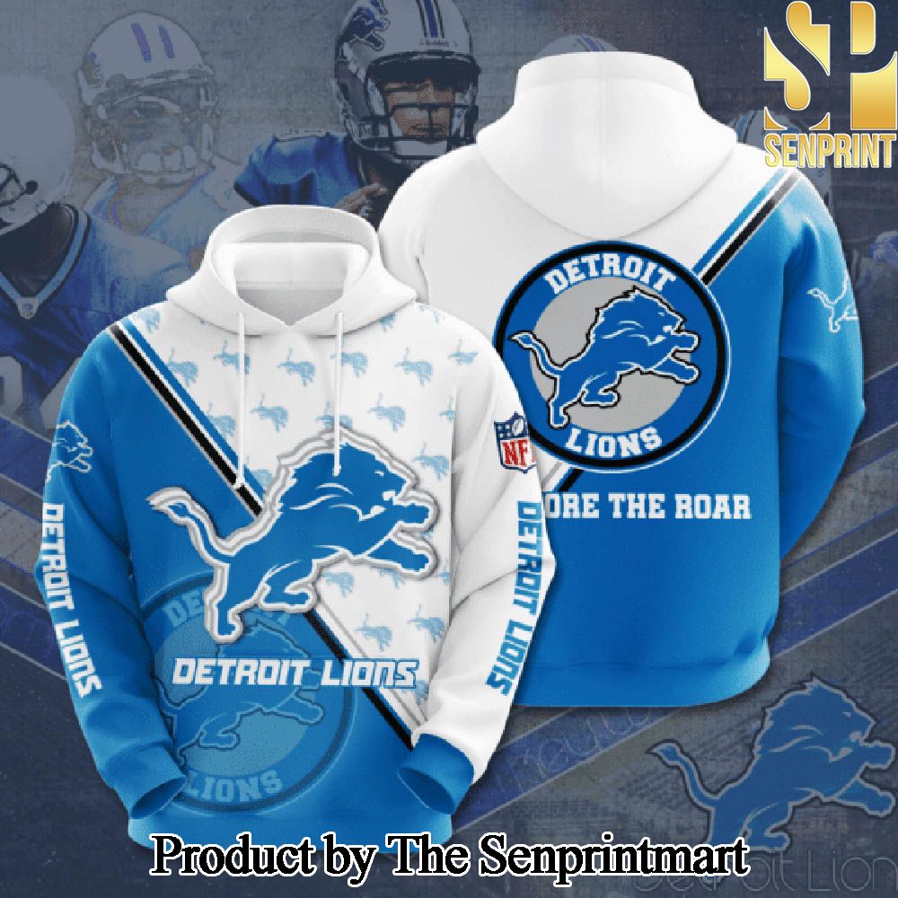 Detroit Lions L Football team For Fans Full Printing Hoodie SEN0692