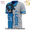 Detroit Lions L Football team Full Printed Classic Tshirts SEN0696