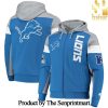 Detroit Lions L Football team zip For Fans Full Printing Hoodie SEN0691