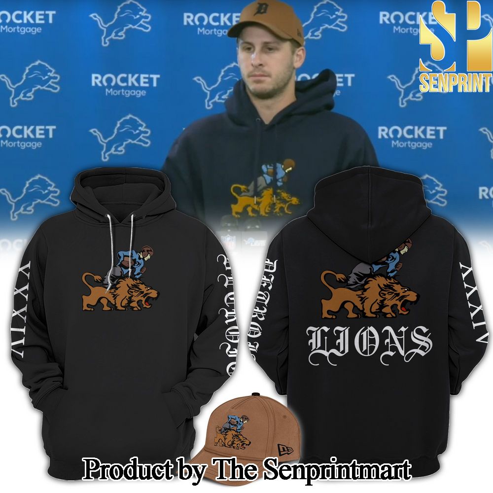 Detroit Lions L the Thanksgiving For Fans Full Printing Hoodie SEN0661