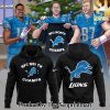 NFC North Champions Detroit Lions L For Fans Full Printing Hoodie SEN0645