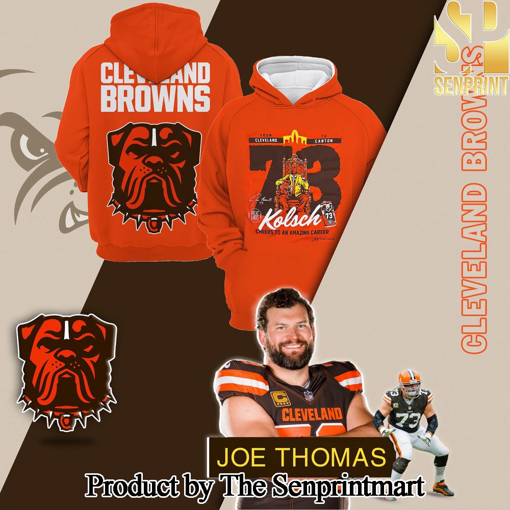 Cleveland Browns NFL 73 Joe Thomas 3DShirt SEN0739