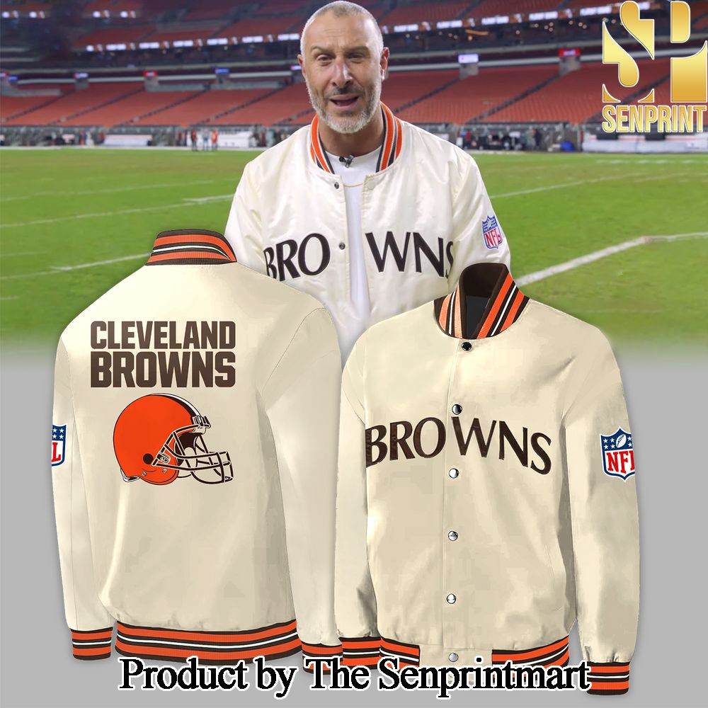 Cleveland Browns NFL Baseball Jacket SEN0724