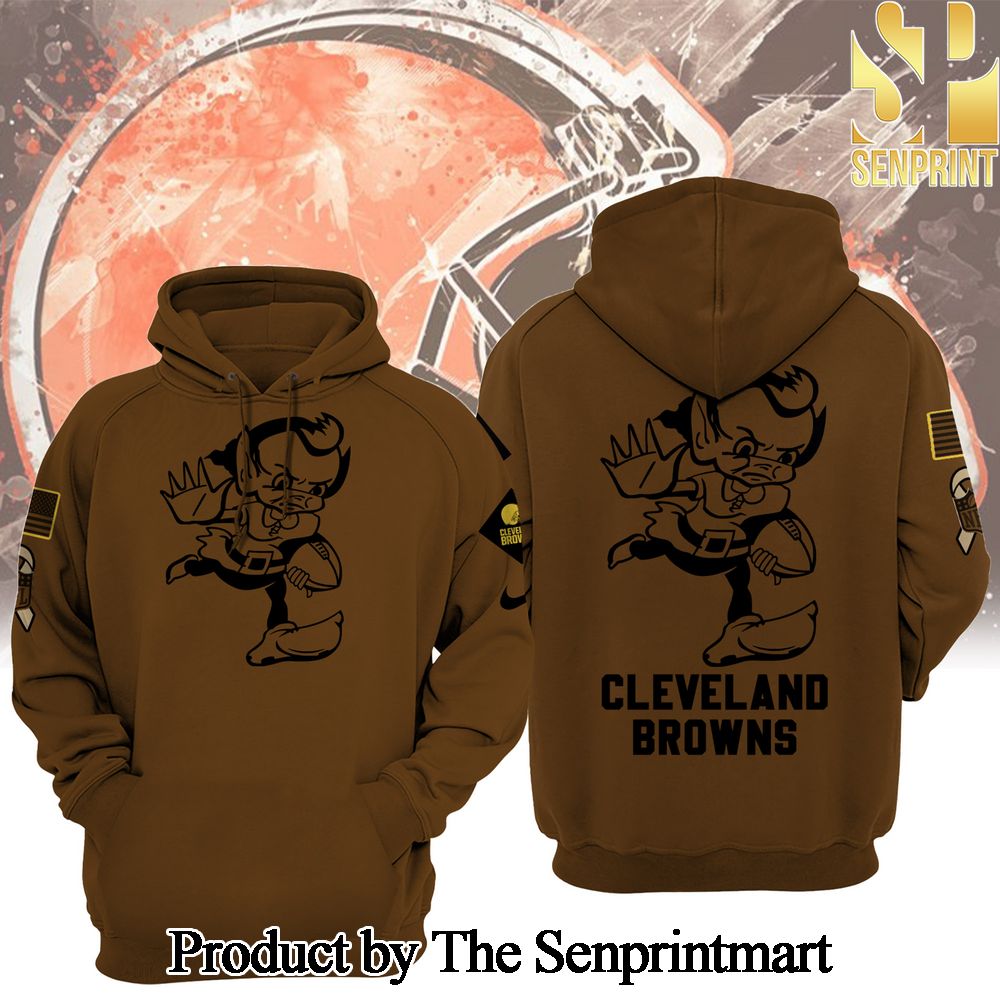 Cleveland Browns NFL Brown Hoodie and T-Shirt and Zip Hoodie and Sweatshirt and Caps SEN0749