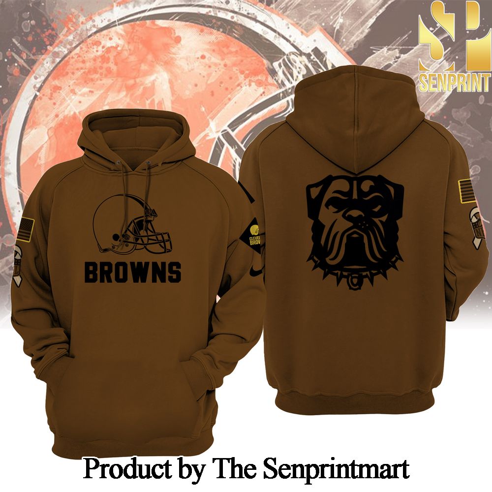 Cleveland Browns NFL Brown Hoodie and T-Shirt and Zip Hoodie and Sweatshirt and Caps SEN0750