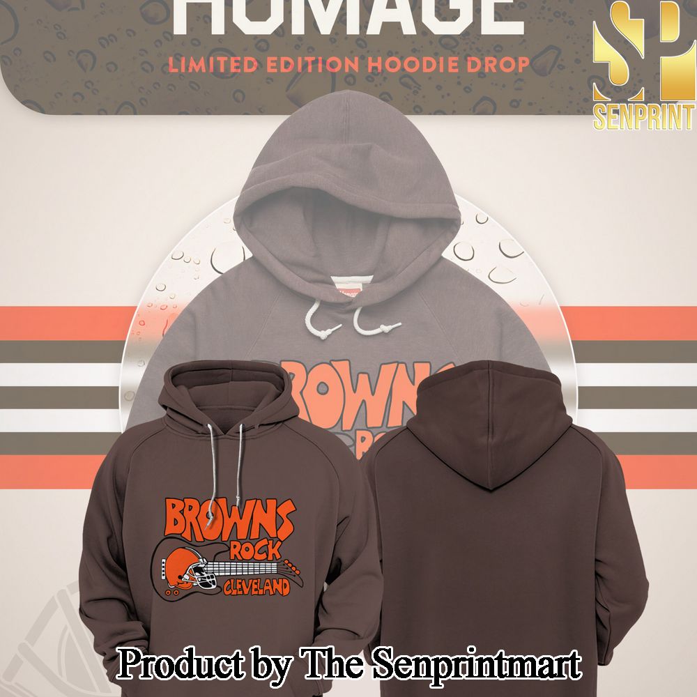 Cleveland Browns NFL Casual Full Printed Hoodie SEN0729