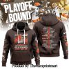 Cleveland Browns NFL Heather Charcoal NFL Playoffs Unique All Over Printed Hoodie SEN0746