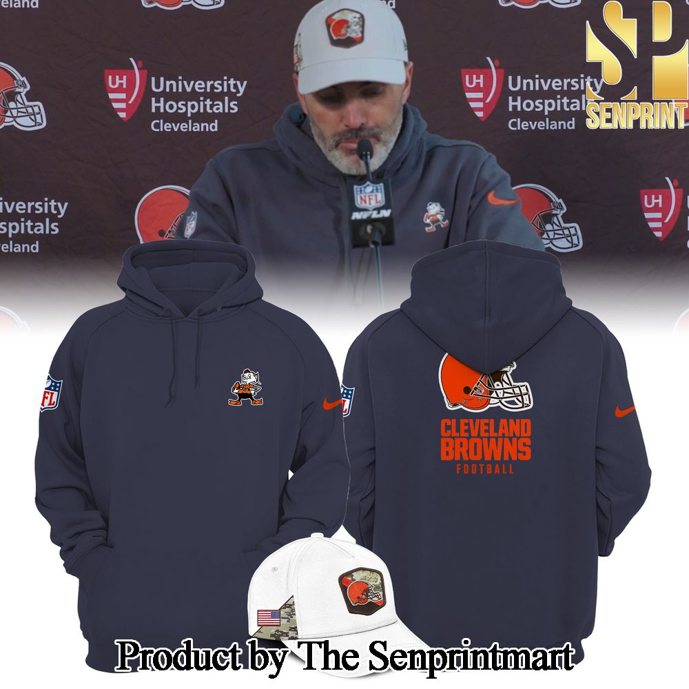 Cleveland Browns NFL Personalized Hoodie Set and Stitching Cap SEN0755