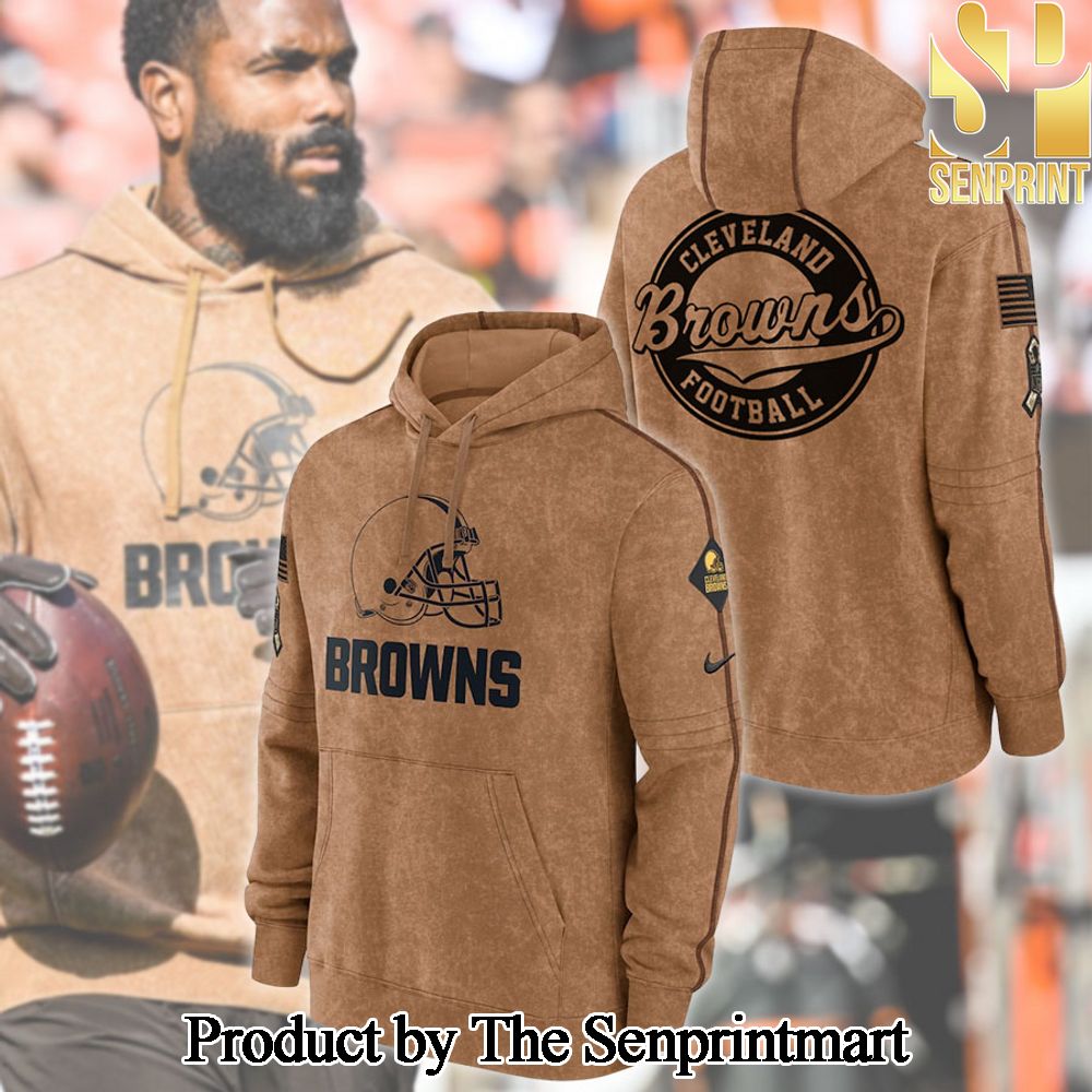 Cleveland Browns NFL Salute To Service Club Pullover 3DSHIRT SEN0722