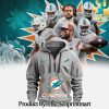 Miami Dolphins 2024 Unique Full Printed Half Zip Hoodie SEN0872