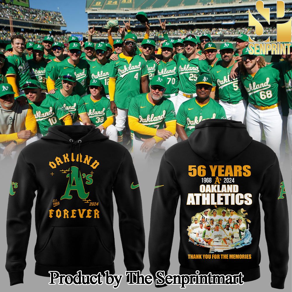 Oakland Athletics Thank You Black Hoodie SEN0930